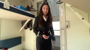 Train Conductor Fucks with Passenger and Happily Fucked Him the Whole Trip